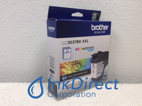 Genuine Brother LC3037BK XXL LC-3037BK XXL INKvestment Ink Tank Black Ink Jet Cartridge , Brother - All-in-One MFC J5845DW, J5845DWXL, J5945DW, J6545DW, J6545DWXL, J6945DW,