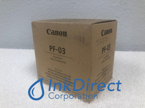 Genuine Canon 2251B003AA PF-03 PrintHead 5-Color PrintHead , Canon - Wide Format Printer ImagePrograf IPF500, IPF5000, IPF510, IPF5100, IPF600, IPF6000S, IPF605, IPF610, IPF6100, IPF6200, IPF700, IPF710, IPF720, IPF8000, IPF8000S, IPF810, IPF8100, IPF820, IPF9000, IPF9000S, IPF9100,