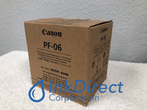 Genuine Canon 2352C001 2352C001AA PF-06 PrintHead PrintHead , Canon - Wide Format Printer ImagePrograf TA-20, TA-30, TA-5200, TA-5300, TM-200, TM-205, TM-240, TM-250, TM-300, TM-305, TM-340, TM-350, TM-355, TM-5200, TM-5205, TM-5300, TM-5305, TX-2000, TX-3000, TX-3100, TX-4000, TX-4100, TX-5200, TX-5300, TX-5400, TZ-30000,