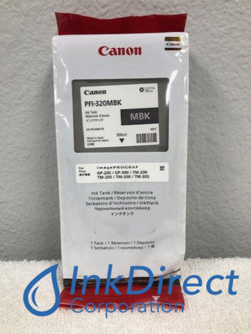 Genuine Canon 2889C001 2889C001AA PFI-320MBK Ink Jet Cartridge Matt Black Ink Tank , Canon   - Wide Format Printer  ImagePrograf GP-200,  GP-300,  TM-200,  TM-300,  TM-305,