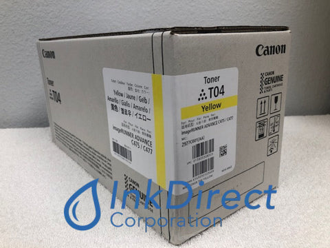 Genuine Canon 2977C001AA 2977C001 Canon T04 Toner Cartridge Yellow C475iF DX C477iF DX C478iF Toner Cartridge , Canon   - Multi Function  ImageRunner Advance C475iF III,  C475iFZ III,  DX C477iF,  DX C477iFZ,  DX C478iF,  DX C478iFZ,  DX C568iF
