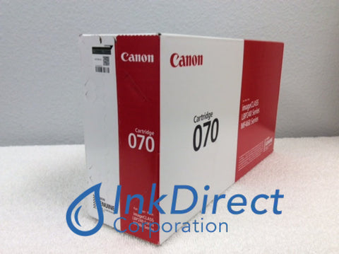 Genuine Canon 5639C001 Canon 070 Toner Cartridge Black LBP246dw LBP247dw MF462dw MF465dw Toner Cartridge , Canon   - Laser Printer  ImageClass LBP632Cdw,  LBP633Cdw,   - Multi Function ImageClass  MF652Cdw,  MF653Cdw,  MF654Cdw,  MF656Cdw