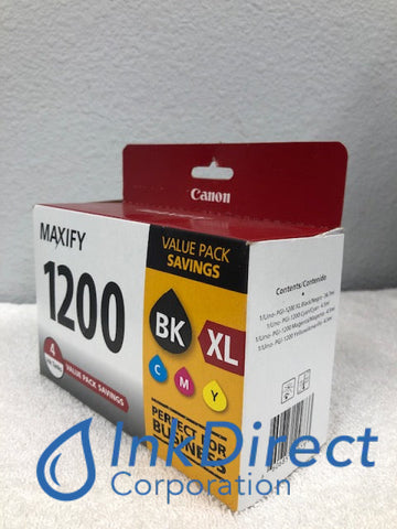 Genuine Canon 9183B005 PGI-1200 XL BK / PGI-1200 Color Ink Jet Cartridge Black & Color Ink Jet Cartridge , Canon - All-in-One MAXIFY MB2020, MB2320,