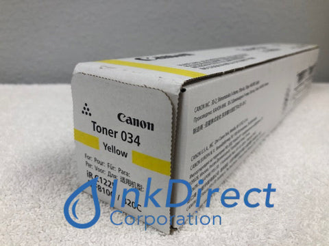 Genuine Canon 9451B001 CRG-034Y Canon 034 Toner Cartridge Yellow ImageClass MF810Cdn MF820Cdn Toner Cartridge , Canon   - Multi Function  ImageClass MF810Cdn,  MF820Cdn,