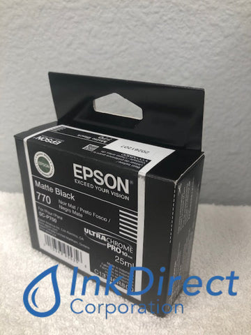 Genuine Epson T46R800 UltraChrome PRO10 Epson 770 Ink Jet Cartridge Matte Black SureColor P700 Ink Jet Cartridge , Epson - Photo Printer SureColor SC P700,