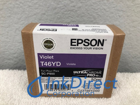 Genuine Epson T46YD00 T46YD SC-P900 UltraChrome PRO10 Ink Jet Cartridge Violet SureColor P90 Ink Jet Cartridge , Epson - Wide Format Printer SureColor P900