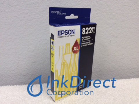 Genuine Epson T822X420 T822XL420-S Epson T822XL Ink Jet Cartridge Yellow Ink Jet Cartridge , Epson - All-in-One Workforce Pro WF-3820, WF-4820, WF-4830, WF-4834