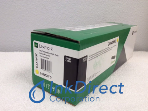 Genuine Lexmark 20N1XY0 Return Program Toner Cartridge Yellow CS431dw CX431adw Toner Cartridge , Lexmark   - Laser Printer  CS431dw, CX431adw