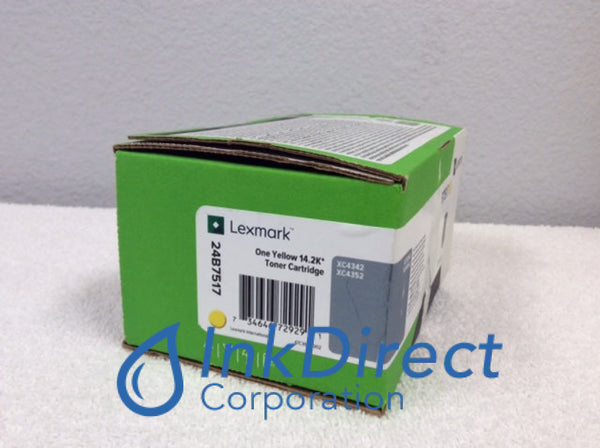 Genuine Lexmark 24B7517 Toner Cartridge Yellow XC4342 XC4352 – Ink