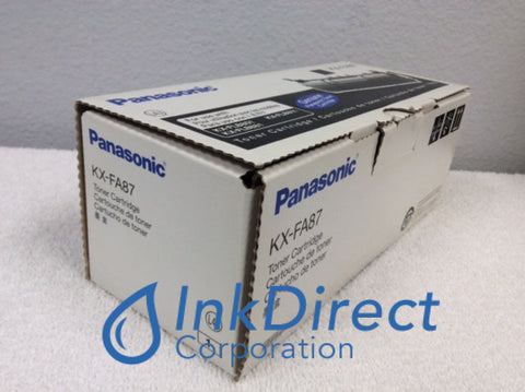 Genuine Panasonic KXFA87 KX-FA87 Toner Cartridge Black Toner Cartridge , Panasonic - Multi Function KX FLB801, FLB81,