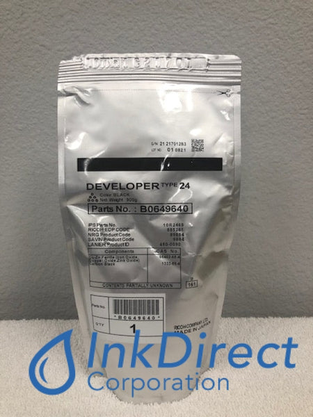 Genuine Ricoh B0649640 B0649645 885281 Type 24 Developer