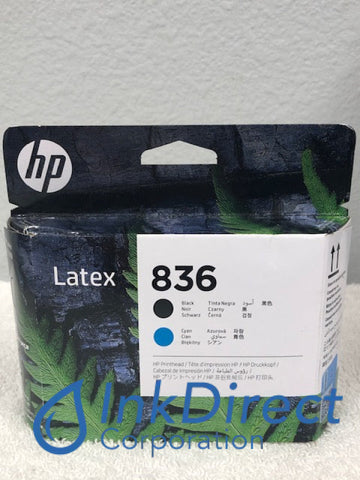 HP 4UV95A HP 836 PrintHead Black & Cyan Latex 700 700W 800 800W Ink Jet Cartridge , HP - Latex 630, 630W, 700, 700W, 800, 800W