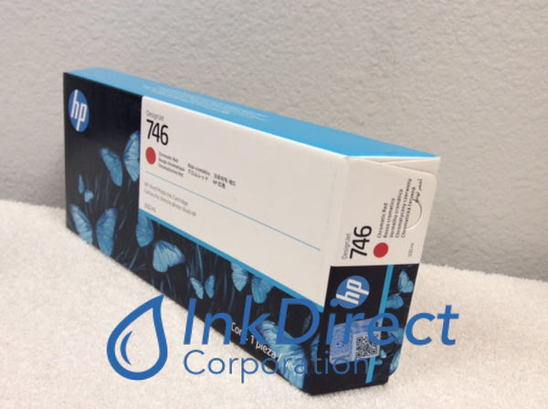 HP P2V81A Hew Cartucho de tinta roja cromtica-DesignJet HP 746-300 ml