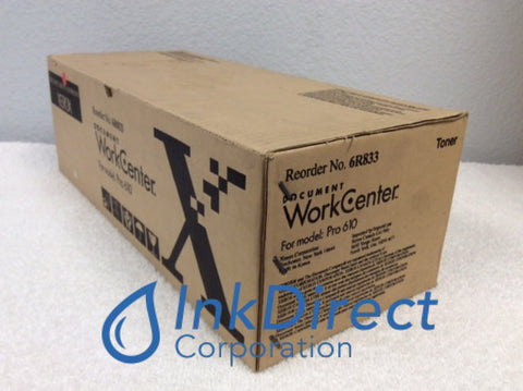 Xerox 6R833 6R00833 006R00833 Toner Cartridge Black Toner Cartridge , Xerox - Fax Laser DocuWorkCenter Pro 610, 610,