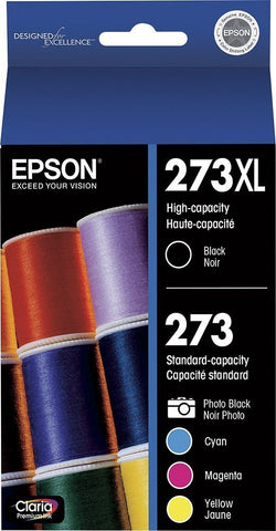 Genuine Epson T273Xlbcs T273Xl-Bcs Photo Black Black Photo Black Cyan Magenta Yellow Ink Jet Cartridge 5-Color Ink Jet Cartridge