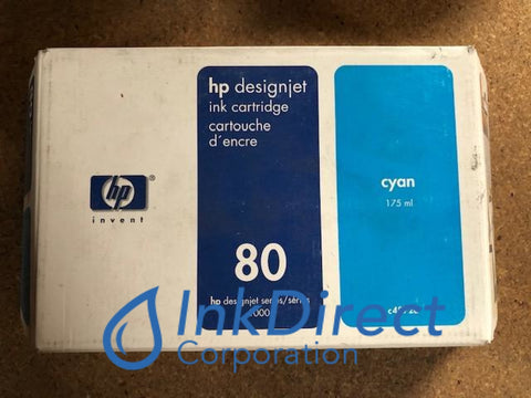 ( Expired ) HP C4872A HP 80 Ink Jet Cartridge Cyan Ink Jet Cartridge , HP - InkJet Printer DesignJet 1050C, 1055CM