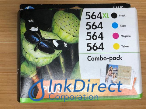 ( Expired ) HP D8J67FN HP 564XL 564 Ink Jet Cartridge Black & Color ( 1 each CN684WN CB318WN CB319WN CB320WN ) Ink Jet Cartridge , HP - DeskJet 3522, - All-in-One PhotoSmart 5510, 5514, 5515, 5520, 6515, 7510, B8550, C6340, - InkJet Printer DeskJet 6520,
