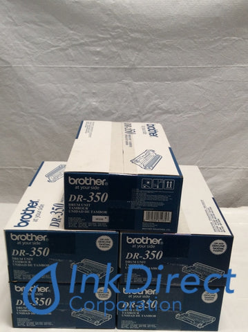 Genuine Brother DR350 DR-350 Drum Unit Black ( lot of 5 ) DCP 7020 IntelliFax 2820 2910 2920 HL 2030 2040 2070 2070N MFC 7220 7225N 7420