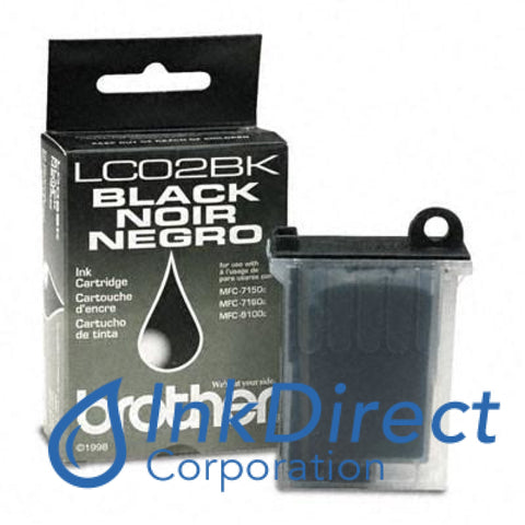 Genuine Brother Lc02Bk Lc-02Bk Ink Jet Cartridge Black