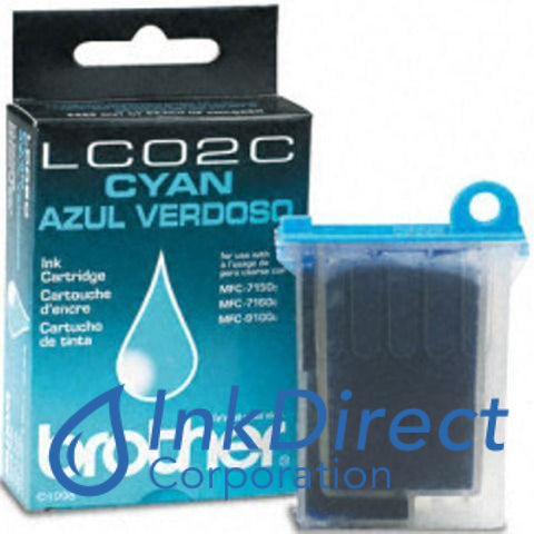 Genuine Brother Lc02C Lc-02C Ink Jet Cartridge Cyan