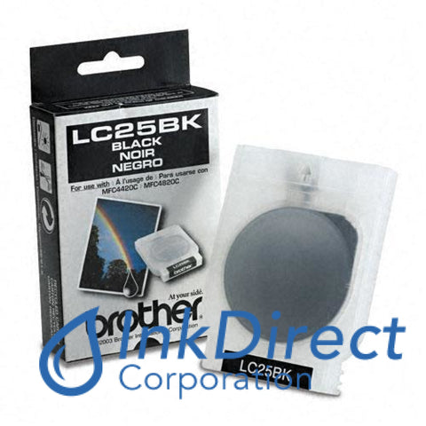 Genuine Brother Lc25Bk Lc-25Bk Ink Jet Cartridge Black