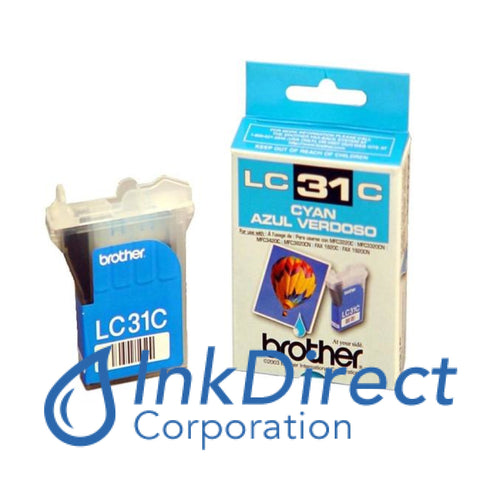 Genuine Brother Lc31C Lc-31C Ink Jet Cartridge Cyan
