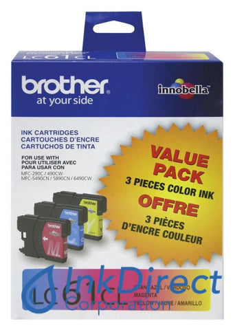 Genuine Brother LC613PKS LC-61CL LC61CL Ink Jet Cartridge Cyan Magenta Yellow Ink Jet Cartridge