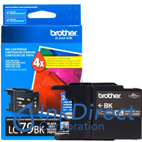 Genuine Brother Lc79Bk Lc-79Bk Ink Jet Cartridge Black