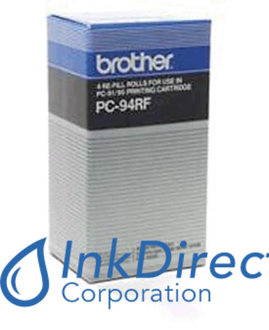Genuine Brother Pc94Rf Pc-94Rf Ribbon Refill Black