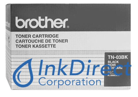 Genuine Brother Tn03Bk Tn-03Bk Toner Black