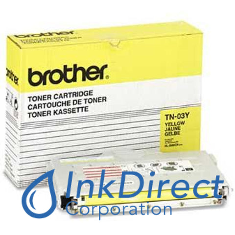 Genuine Brother Tn03Y Tn-03Y Toner Yellow