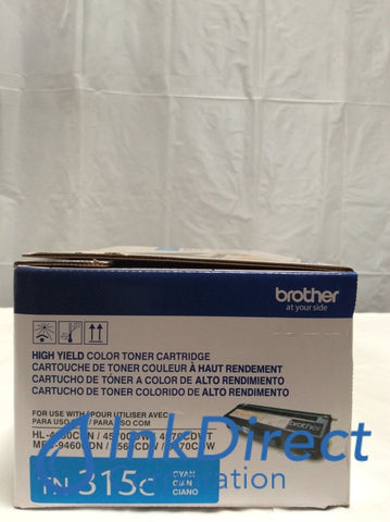 Genuine Brother TN315C TN-315C MFC 9970CDW High Yield Toner Cartridge Cyan HL 4150CDN 4570CDW MFC 9460CDN 9560CDW 9970CDW Toner Cartridge