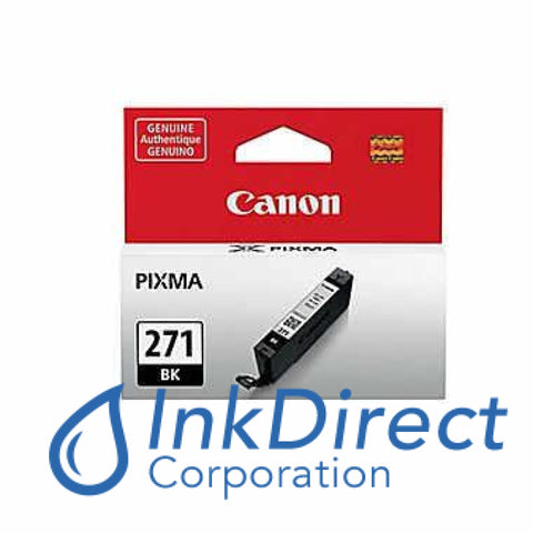 Genuine Canon 0390C001Aa Cli-271Bk Ink Jet Cartridge Black