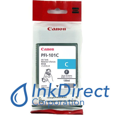 Genuine Canon 0884B001Aa Pfi-101C Ink Tank Cyan