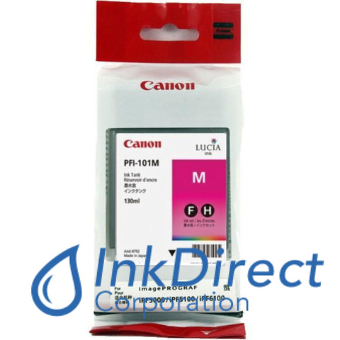 Genuine Canon 0885B001Aa Pfi-101M Ink Tank Magenta