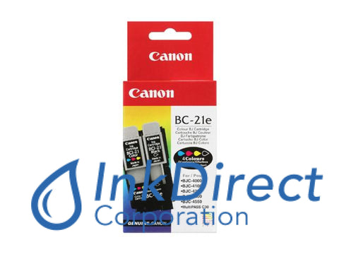 Genuine Canon 0899A003 Bc-21E Ink Jet Cartridge Black & Color