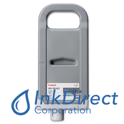 Genuine Canon 0909B001Aa Pfi-701Gy Ink Jet Cartridge Gray