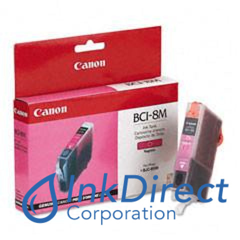 Genuine Canon 0984A003Aa Bci-8Pm Ink Tank Photo Magenta