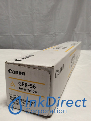 Genuine Canon 1001C003AA 1001C003 GPR-56 GPR56 Toner Cartridge Yellow Advance C7565i C7570i C7580i Toner Cartridge
