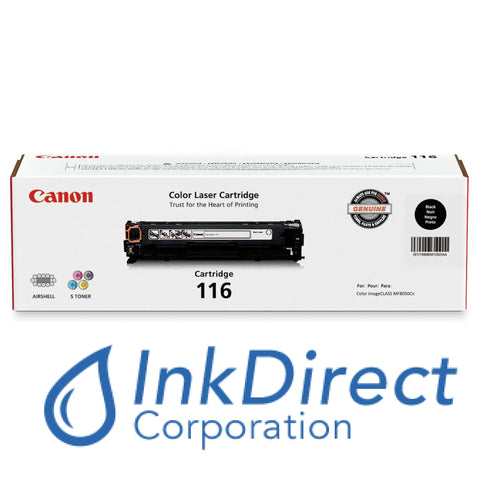 Genuine Canon 1980B001Aa 116 Crg-116Bk Toner Cartridge Black