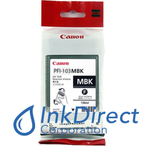 Genuine Canon 2211B001Aa Pfi-103Mbk Ink Tank Matt Black