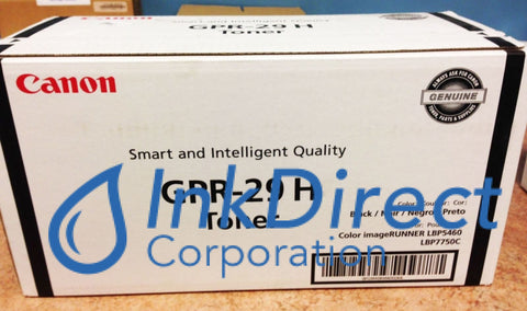 Genuine Canon 2645B004Aa Gpr-29 H Toner Cartridge Black