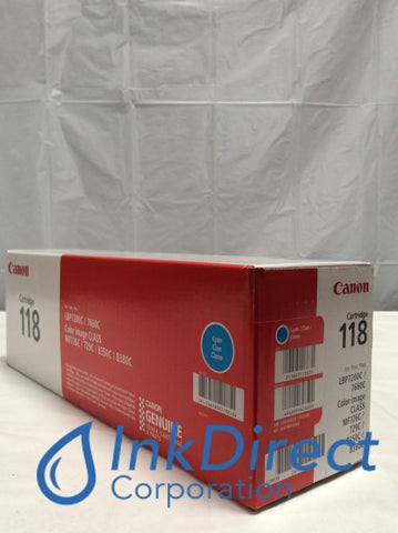 Genuine Canon 2661B001AA Canon 118 CRG-118C Toner Cartridge Cyan LBP7200CDN LBP7660CDN MF8350CDN MF8380CDW Toner Cartridge