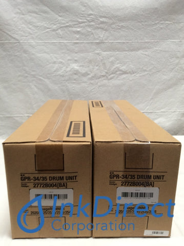 Genuine Canon 2772B004AA GPR-34 / GPR-35 Drum Unit Black ( Lot of 2 ) ImageRunner 2520 2525 2530 2535 2535I 2545 2545I Drum Unit