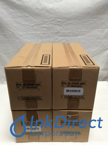 Genuine Canon 2773B004AA GPR-39 Drum Unit Black ( Lot of 4 ) ImageRunner 1730 1730IF 1740 1740IF 1750 1750IF Advance 400IF 500IF Drum Unit
