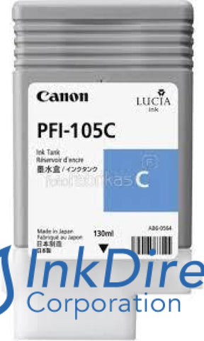 Genuine Canon 3001B001Aa Pfi-105C Ink Tank Cyan