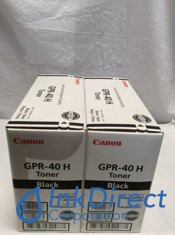 Genuine Canon 3482B005AA GPR-40H Toner Cartridge Black ( Lot of 2 ) ImageRunner LBP3560 LBP3580 Toner Cartridge