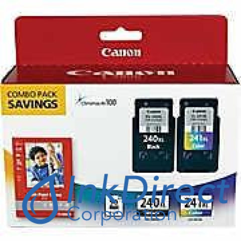 Genuine Canon 5206B005 PG-240XL CL-241XL & Photo Paper Ink Jet Cartridge Black & Color Ink Jet Cartridge , All Brand - All-in-One Pixma MX 452, 459, 472, 512, 522, 532, Canon - All-in-One Pixma MG 2120, 3120, 3122, 3222, 3520, Pixma MX 432, 439, - Ink Jet Fax Pixma MG 4220, - Multi Function ImageClass MG2220, MG3220, MG4120, Pixma MX 392, - Photo Printer Pixma MX 372,