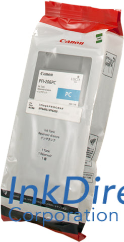 Genuine Canon 5307B001Aa Pfi-206Pc Ink Tank Photo Cyan