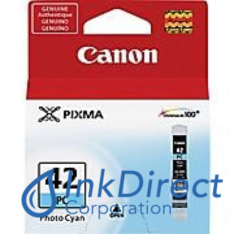 Genuine Canon 6388B002 Cli-42Pc Ink Tank Photo Cyan